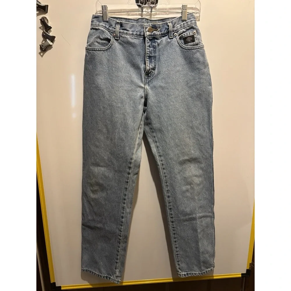 Vintage Harley Davidson Brand Jeans Ladies‎ Size 8R Wide Leg Y2K
